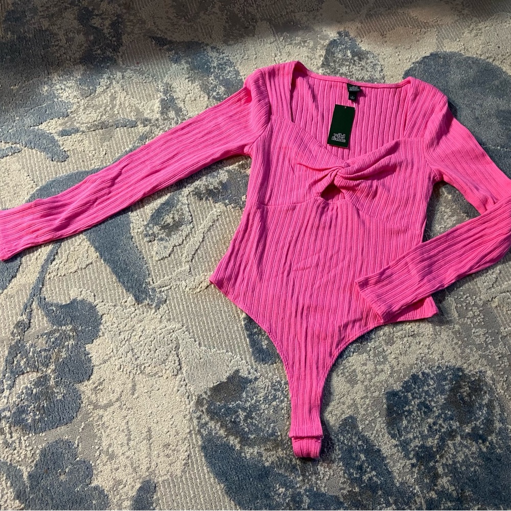 Pink bodysuit
